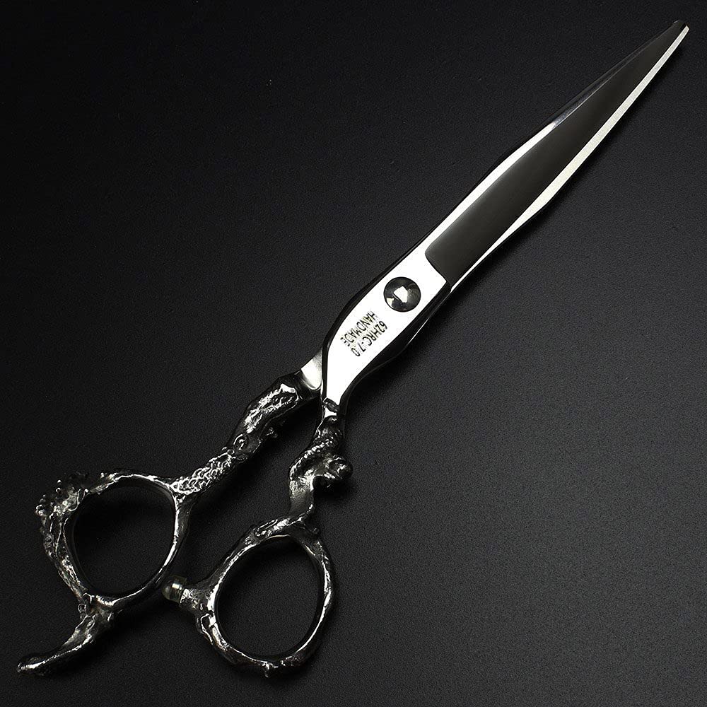 Amazon.co.jp: 7/7.5/8/9インチのハサミ。シルバー。プロの美容師